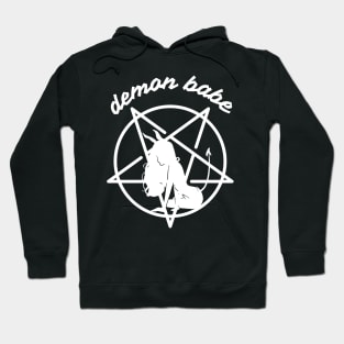 Demon babe / WHITE / Hoodie